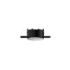 Chic Recessed Twin Downlight Trimless - blk-wht
